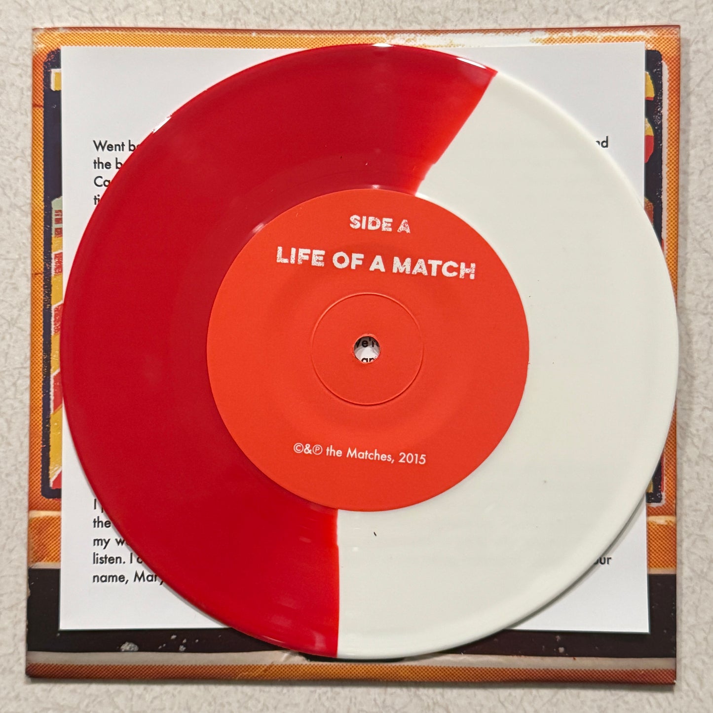 Life Of A Match/Crucial Comeback Song Candycane Fillmore 7"