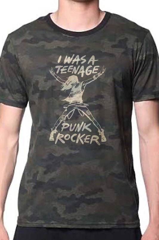 The Matches - Punk Rocker Camo shirt