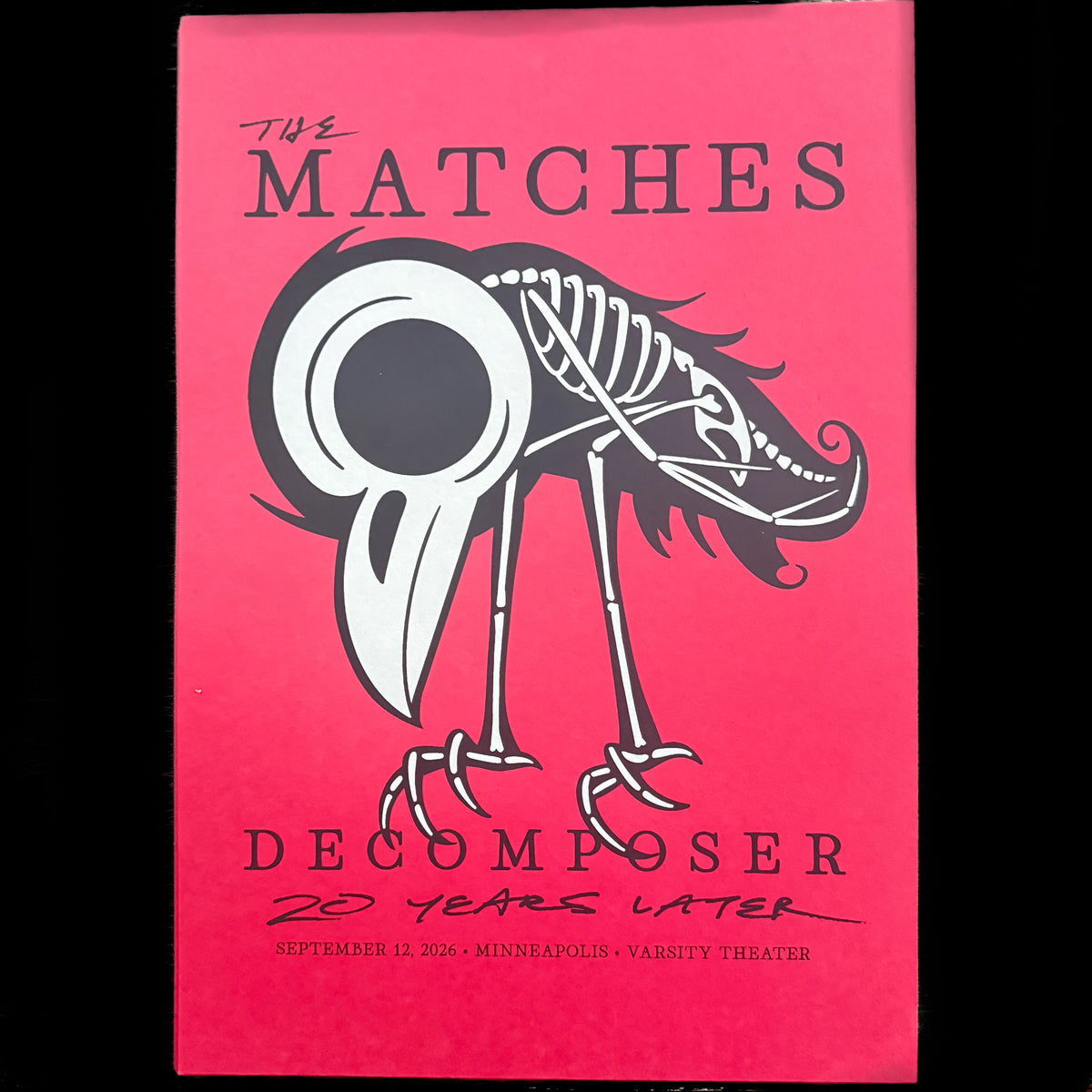 The Matches - Decomposer 20 Years Later Minneapolis Poster